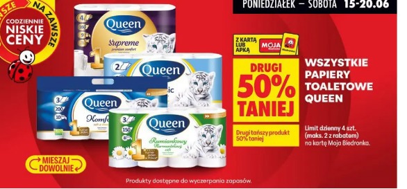 Wszystkie papiery toaletowe Queen