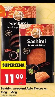 Asia Flavours sashimi z sosami