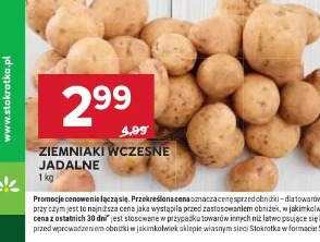 Ziemniaki wczesne jadalne