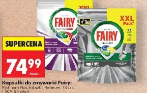 Fairy kapsułki do zmywarki Fairy Platinum Plus, Platinum