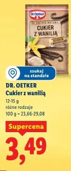 Dr. Oetker Cukier z wanilią