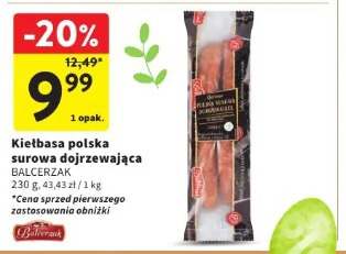 Kiełbasa polska surowa dojrzewająca BALCERZAK