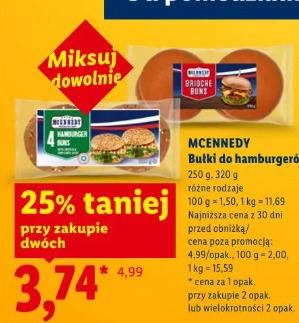 Mcennedy Bułki do hamburgerów