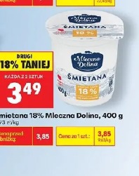 Śmietana 18% Mleczna Dolina