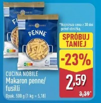 Cucina Nobile Makaron penne/fusilli