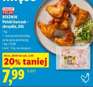 Polski rzeźnik Polski kurczak – skrzydła, XXL