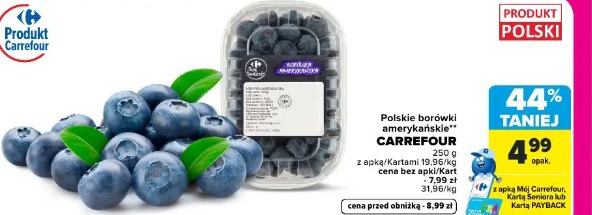 Carrefour polskie borówki amerykańskie