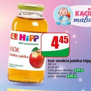 Sok słodkie jabłka Hipp