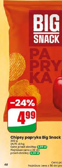 Chipsy papryka Big Snack