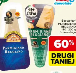Ser żółty PARMIGIANO REGGIANO różne rodzaje