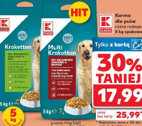 K-Classic Karma dla psów różne rodzaje