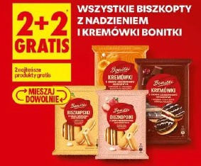 Wszystkie biszkopty z nadzieniem i kremówki Bonitki