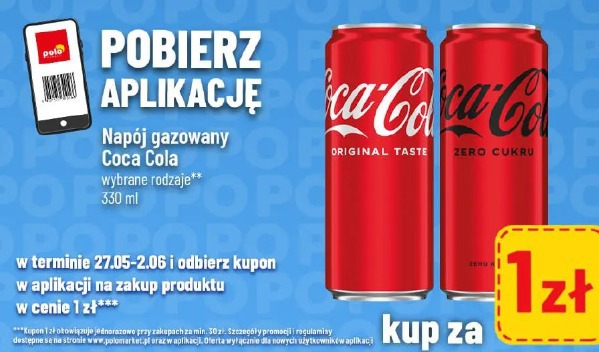 Napój gazowany Coca Cola