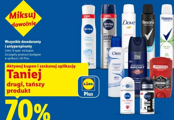 Wszystkie dezodoranty i antyperspiranty
