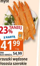 Brzuszki wędzone z łososia szerokie