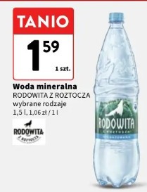 Woda mineralna RODOWITA Z ROZTOCZA