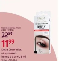 Delia Cosmetics, ekspresowa henna do brwi