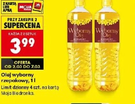 Olej wyborowy rzepakowy