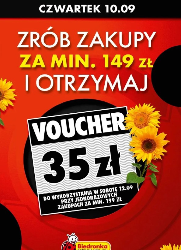 Voucher za zakupy za min. 149 zł