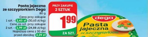 Pasta jajeczna ze szczypiorkiem Dega
