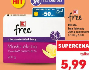 K Free Masło ekstra bez laktozy