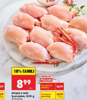 Mięso z uda kurczaka