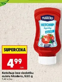 Ketchup bez dodatku cukru Madero