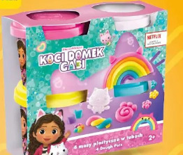 Koci Domek Gabi - 4 masy plastyczne w tubach