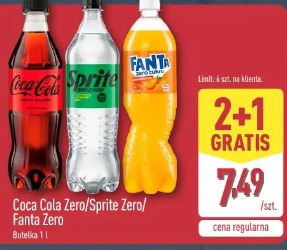 Coca Cola Zero/Sprite Zero/Fanta Zero