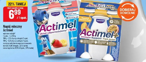 Napój mleczny Actimel
