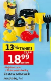 Zestaw zabawek na plażę, 7 el.