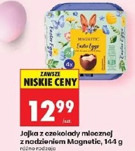 Jajka z czekolady mlecznej z nadzieniem Magnetic