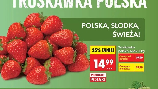 Truskawka polska, opak. 1kg