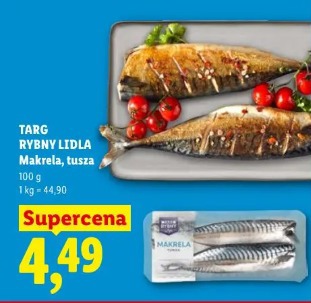 Targ Rybny Lidla Makrela, tusza