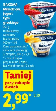 Bakoma Mikrobiom, jogurt typu greckiego