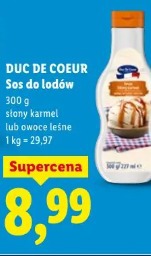 Duc De Coeur Sos do lodów