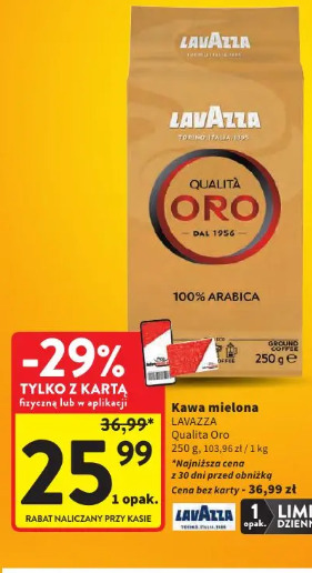 Lavazza Qualita Oro kawa mielona