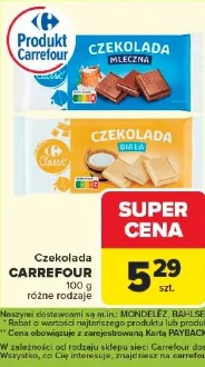 Czekolada Carrefour biała