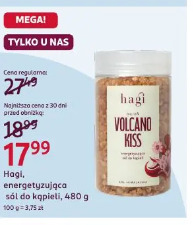 Hagi, energetyzująca sól do kąpieli, Volcano Kiss