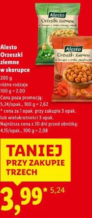 Alesto Orzeszki ziemne w skorupce