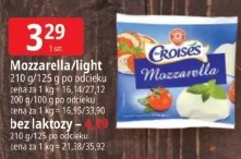 Mozzarella/light Croisés