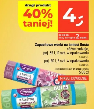 Zapachowe worki na śmieci Gosia