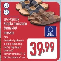 Klapki skórzane damskie/męskie