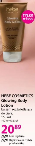 Hebe Cosmetics Glowing Body Lotion balsam rozświetlający do ciała