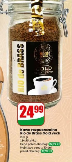 Kawa rozpuszczalna Rio de Brass Gold veck