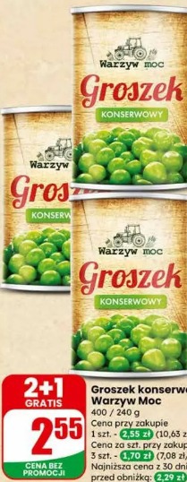 Groszek konserwowy Warzyw Moc