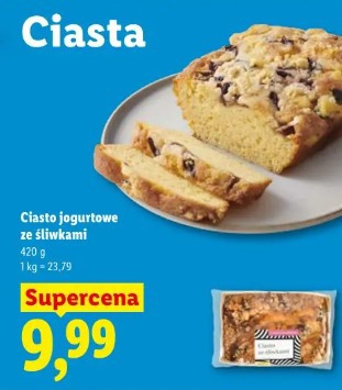 Ciasto jogurtowe ze śliwkami