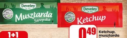 Ketchup, musztarda Develey
