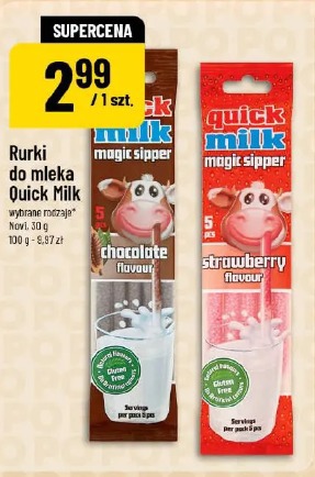 Rurki do mleka Quick Milk