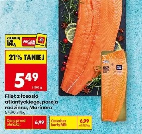 Filet z łososia atlantyckiego, porcja rodzinna Marinero